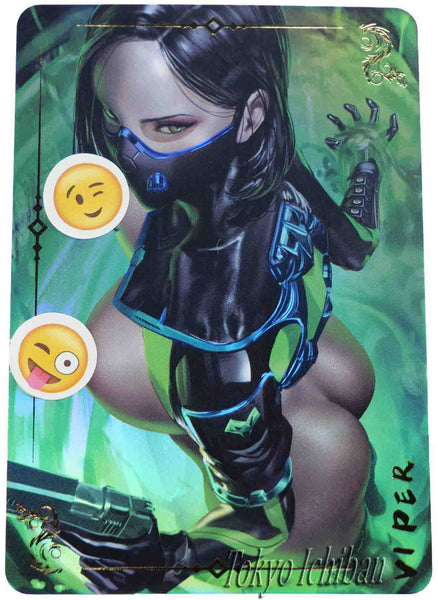 Sexy Card Valorant Viper NSFW Limited Edition Ecchi