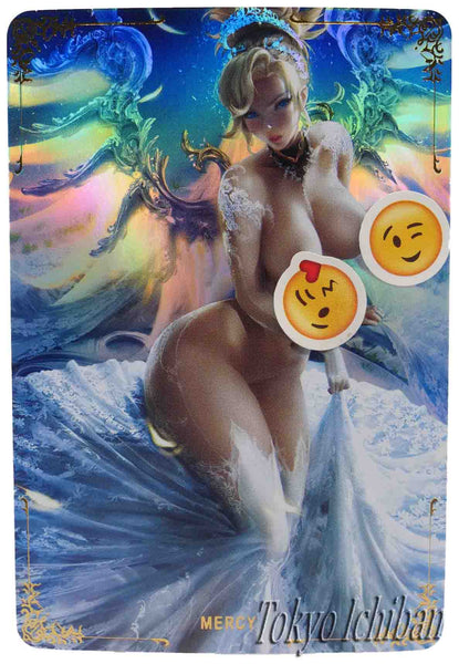 Sexy Card Overwatch Mercy Wedding Dress Limited Edition