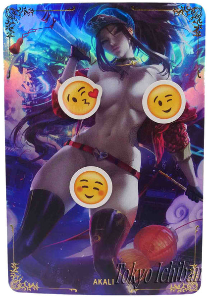 Sexy Card League Of Legends Akali Limited Edition