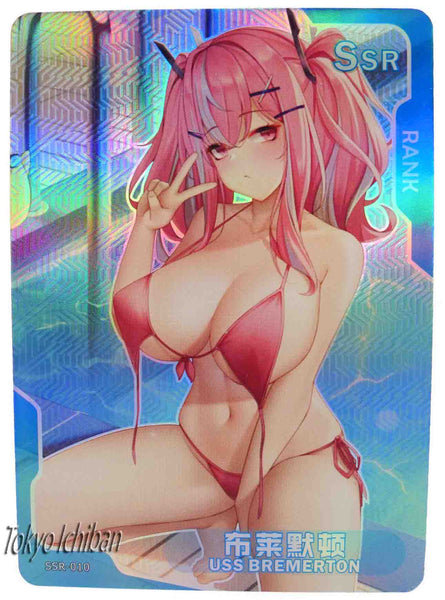 Hot Tube Card Azur Lane USS Bremerton SSR-010