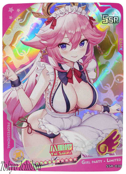 Sexy Card Honkai Impact Yae Sakura Edition Limited SSR-038