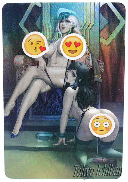 Sexy Card E-Hentai Final Fantasy XIV Angelise Reiter & Gaia