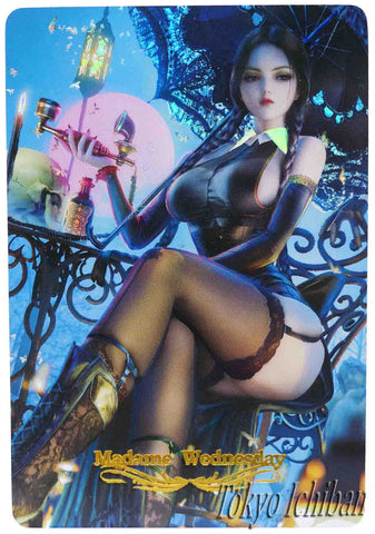 Sexy Card Madame Miss Wednesday Addams Soft Edition