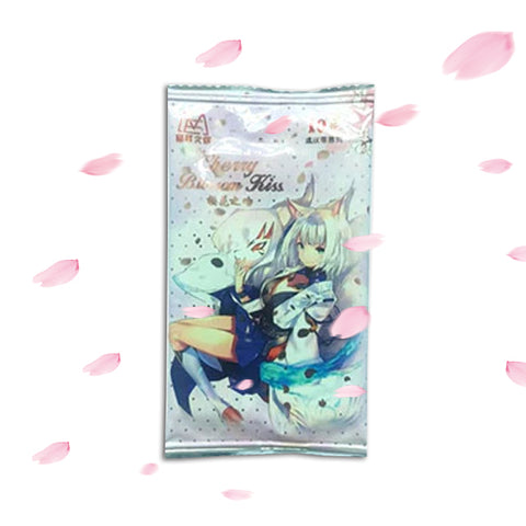 1 x Booster Cherry Blossom Kiss Part I - Goddess Story Waifu Cards