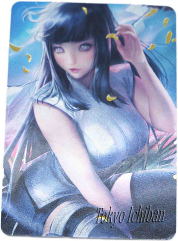 Naruto Sexy Trading Card Hyuga Hinata metallic effects