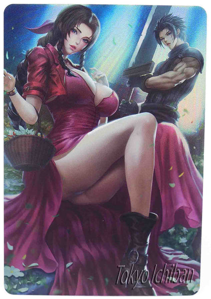sexy card acg beauty 1 final fantasy 7 aerith gainsborough