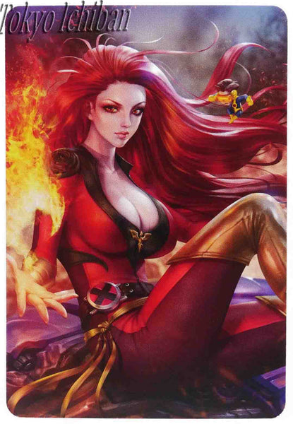 card acg embossed x men jean grey