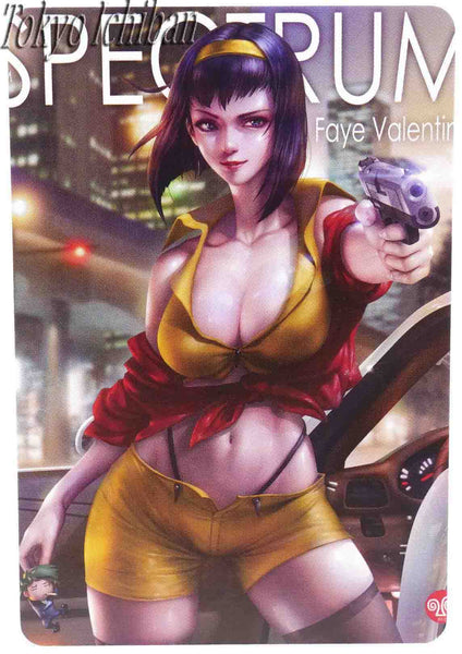 card acg embossed cowboy bebop faye valentine