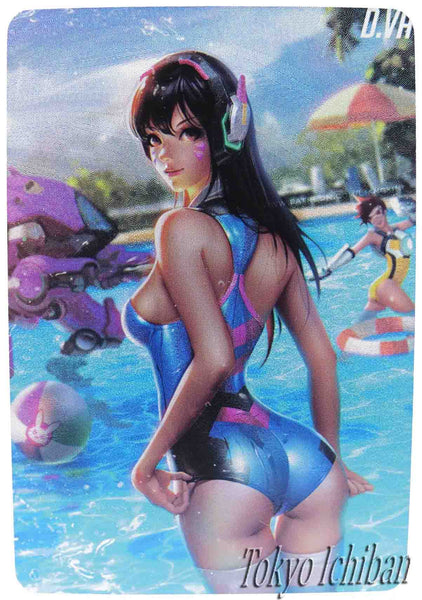 card overwatch dva holiday