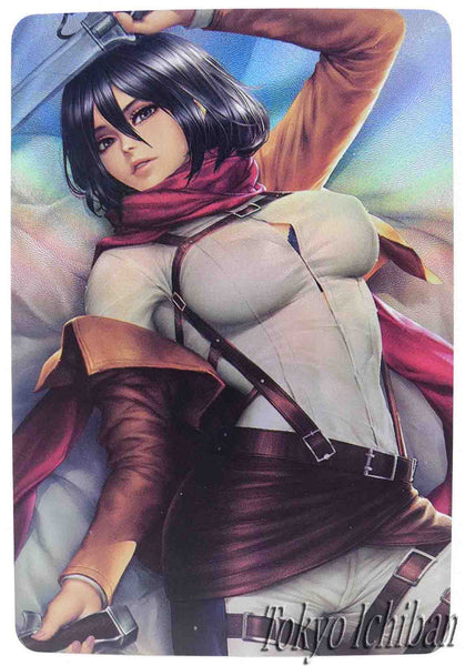 card acg beauty 0 attack on titans mikasa ackerman