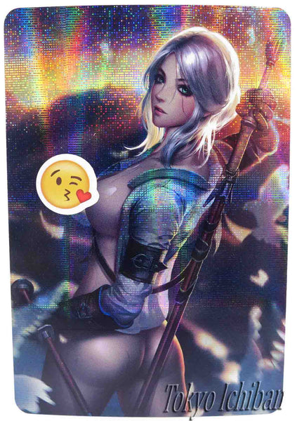 The Witcher Sexy Anime Card Girl Ciri #90