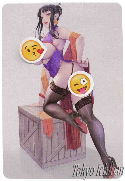 Street Fighter Sexy Card Chun Li Metallic Effects