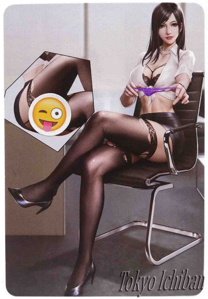 Final Fantasy VII Card Tifa Lockhart Assistant Metallic Effects