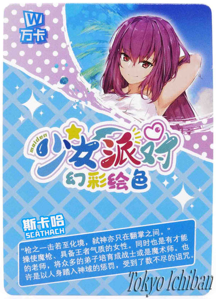 Card Fate Grand Order FGO Lancer Scathach SSR-138