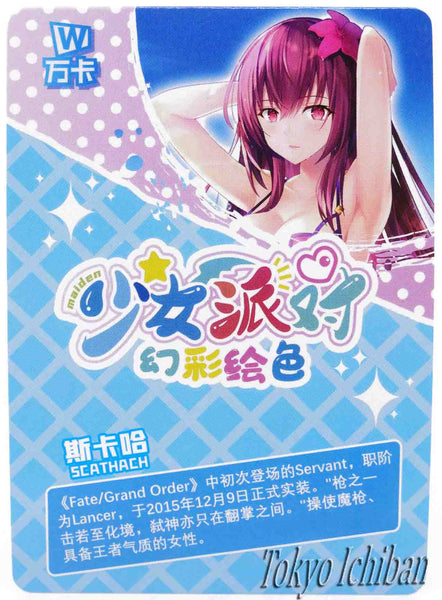 Card Fate Grand Order FGO Lancer Scathach SSR-120