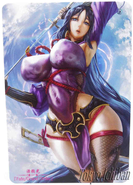 Fate Grand Order Minamoto no Raikou Card Metallic Effects