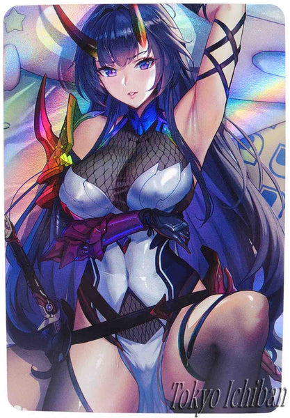 Sexy Card Raiden Mei Hot Honkai Impact Doujin