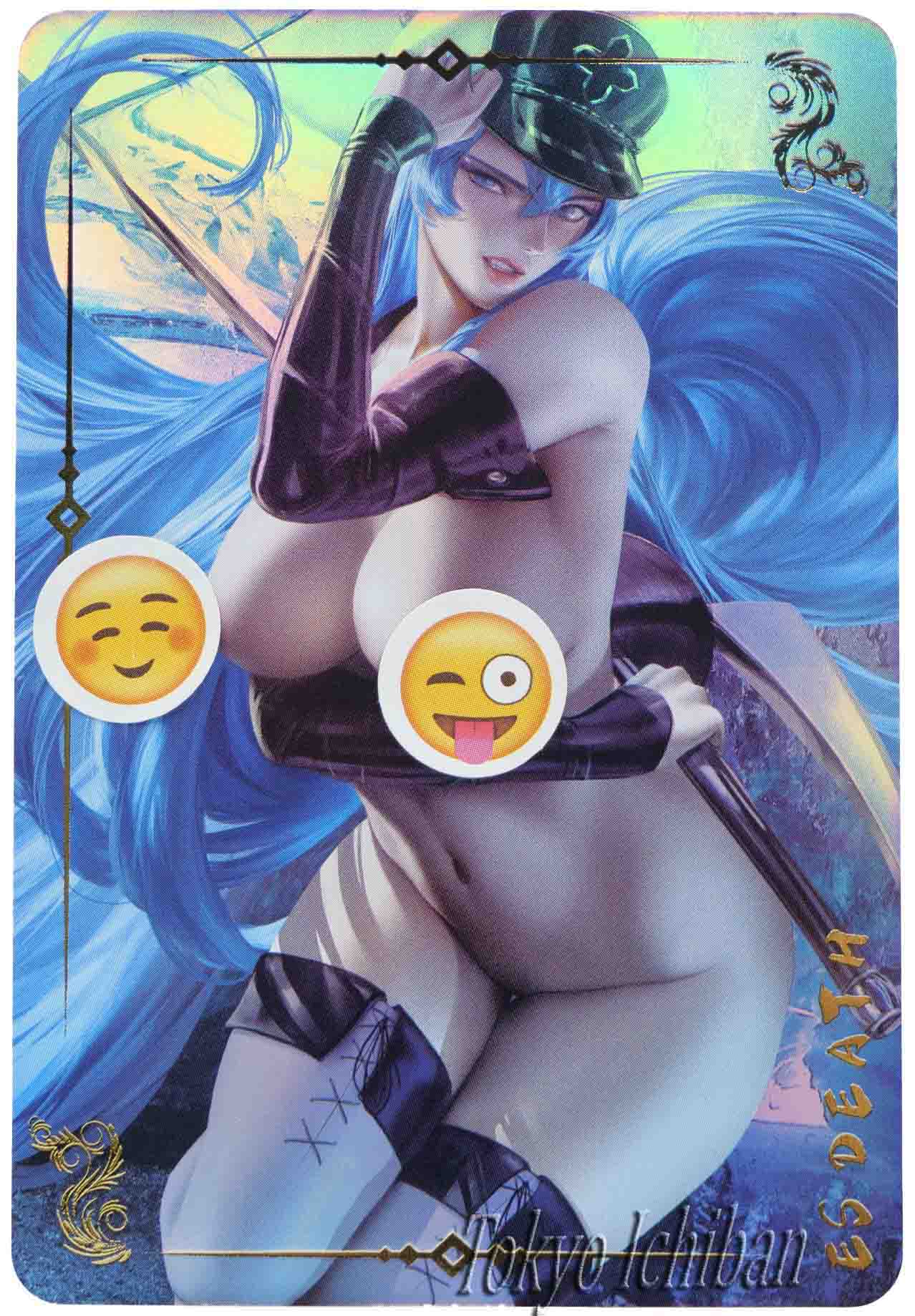 Sexy Card Akame Ga Kill Esdeath Limited Edition Ecchi