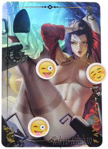 Sexy Card Cowboy Bepop Faye Valentine Limited Edition Ecchi