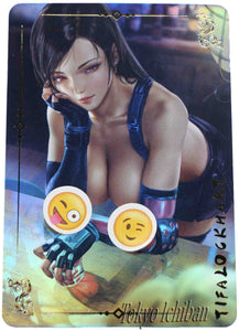 Sexy Card Final Fantasy Tifa lockhart Limited Edition Ecchi