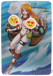 One Piece Sexy Card Nami & Zeus Fanmade