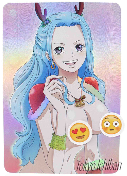 One Piece Ecchi Card Nefertari Vivi Cosplay Xmas
