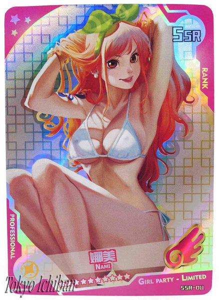 Sexy Card One Piece Nami Edition Limited SSR-011