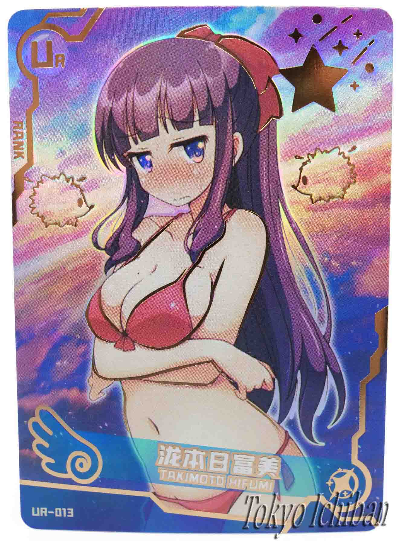 Doujin Card New Game! Takimoto Hifumi Goddess Story UR-013