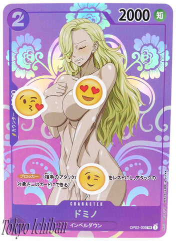 One Piece Sexy Card Domino Trading Card Game OP02-008