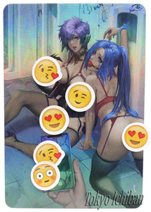 Sexy Card E-Hentai Final Fantasy XIV Decima & Sin Faye