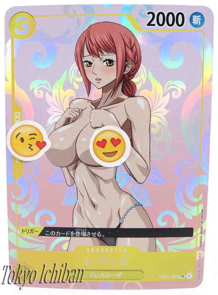 One Piece Sexy Card Rebecca Trading Card Game OP01-003