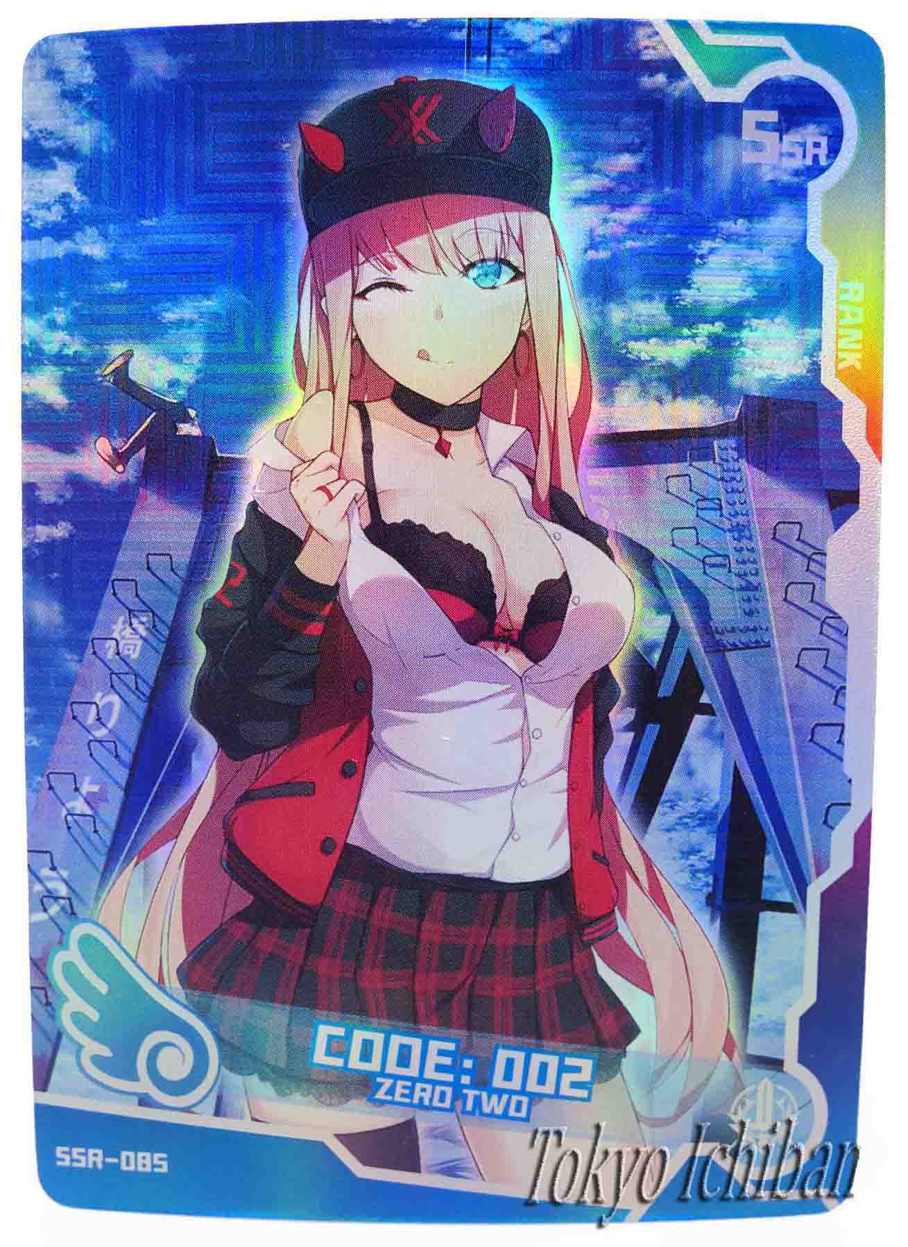 Anime DARLING in the FRANXX Zero Two Hiro Strelizia Transparent bookmark  card secondary for Students Reading Gift for Friends and Children(8  Pieces)-Seduce: Buy Online at Best Price in UAE 