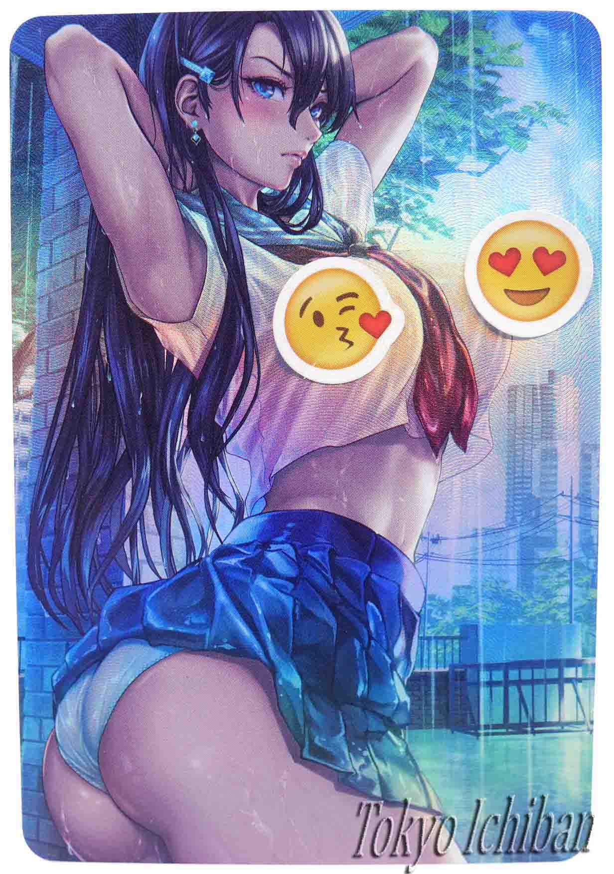 Sexy Card Pinup Wet Girl NSFW