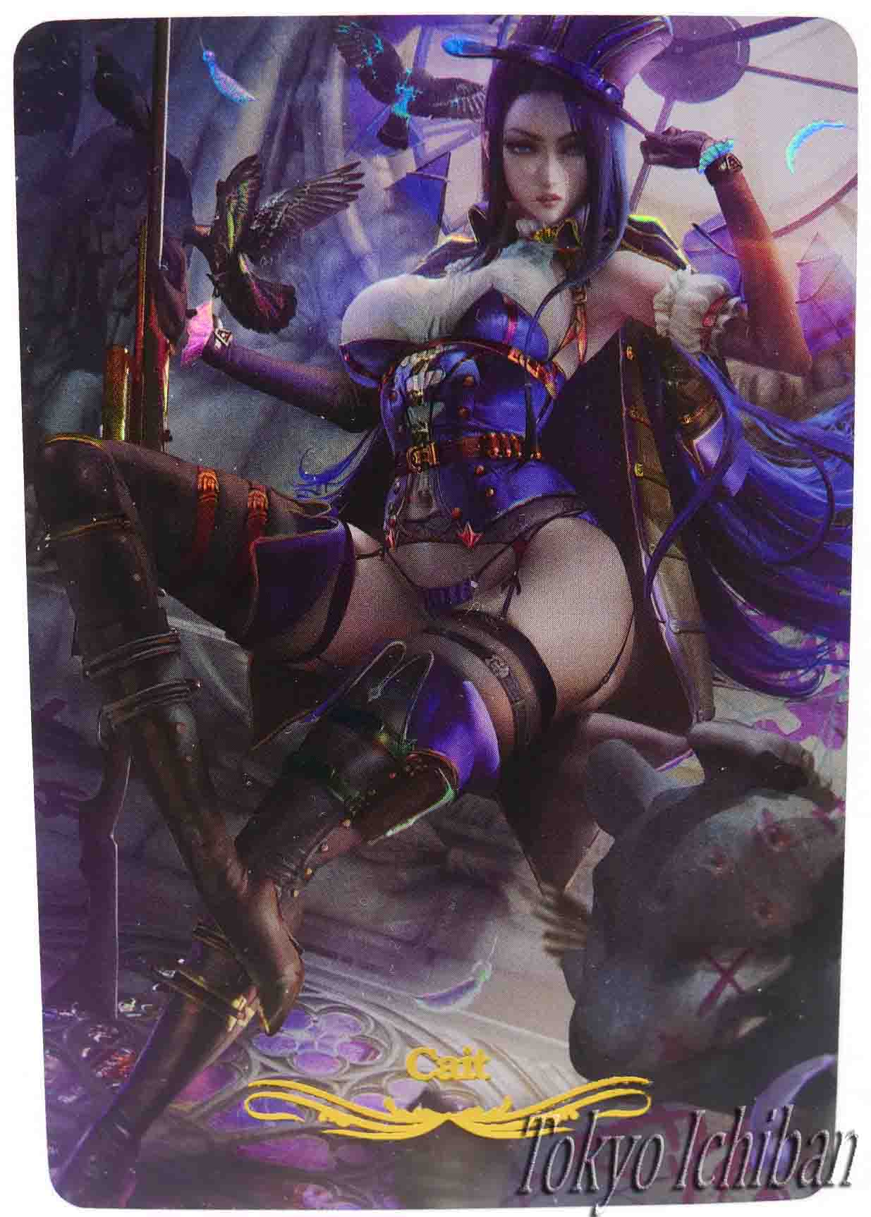 Sexy Card League Of Legends Caitlyn Soft Edition