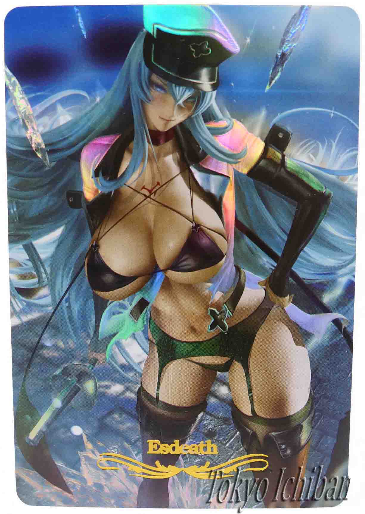 Sexy Card Akame Ga Kill Esdeath Soft Edition