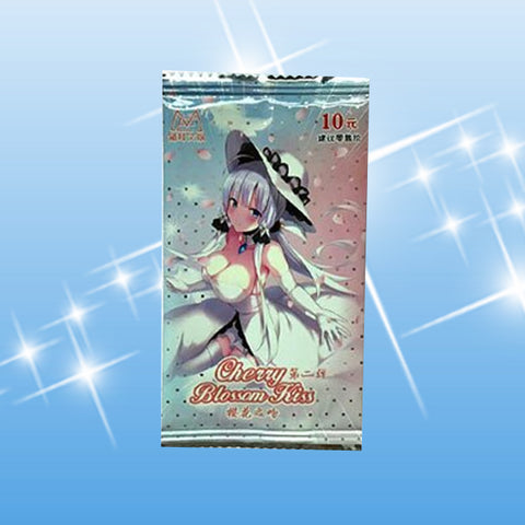 1 x Booster Cherry Blossom Kiss Part II - Goddess Story Waifu Cards