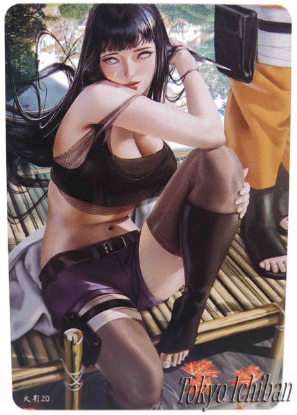 Naruto Shippuden Doujin Naked Sexy Hentai Hinata Waifu #5 (explicit card)