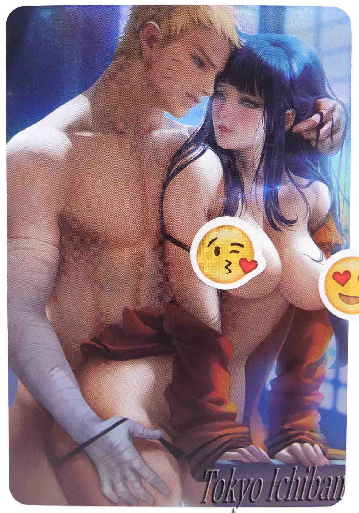 Naruto Shippuden Doujin Naked Sexy Hentai Uzumaki Naruto & Hyuga Hinata (explicit card)