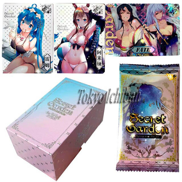 Premium Display of 100 Sexy Cards Japanese Anime Girls The Story of Bijo Secret Garden