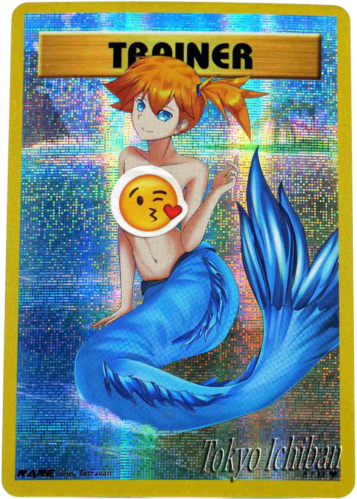 Sexy Pokémon Card Misty Mermaid Beauty Waifu Trainer #9| Tokyo Ichiban