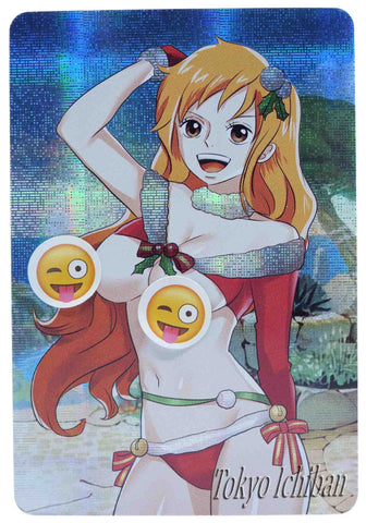 One Piece Sexy Card Xmas Edition - Nami
