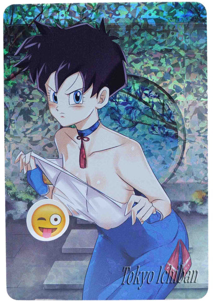 Dragon Ball Z Sexy Card videl short hair Asian Dress Edition