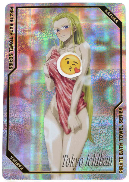 One Piece Sexy Card Kalifa Towel Bath Edition