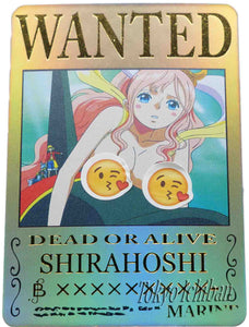 One Piece Sexy Card Shirahoshi Wanted Gold Edition