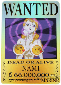 One Piece Sexy Card Nami Wanted Gold Edition