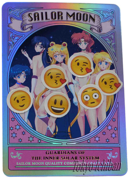 Sailor Moon Sexy Card Usagi Tsukino & Ami Mizuno & Rei Hino & Minako Aino & Makoto Kino
