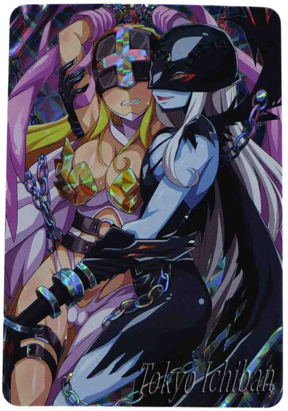 Digimon Sexy Card Angewomon & Ladydevimon Pin Up