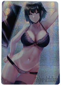 One Punch Man Sexy Card Fubuki in fine lingerie