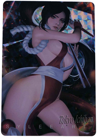 Fatal Fury Sexy Trading Card Mai Shiranui metallic effects double-sided