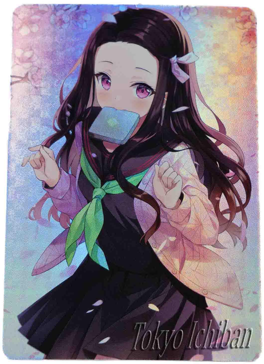 Demon Slayer Sexy Card Nezuko Kamado & Cherry Blossom